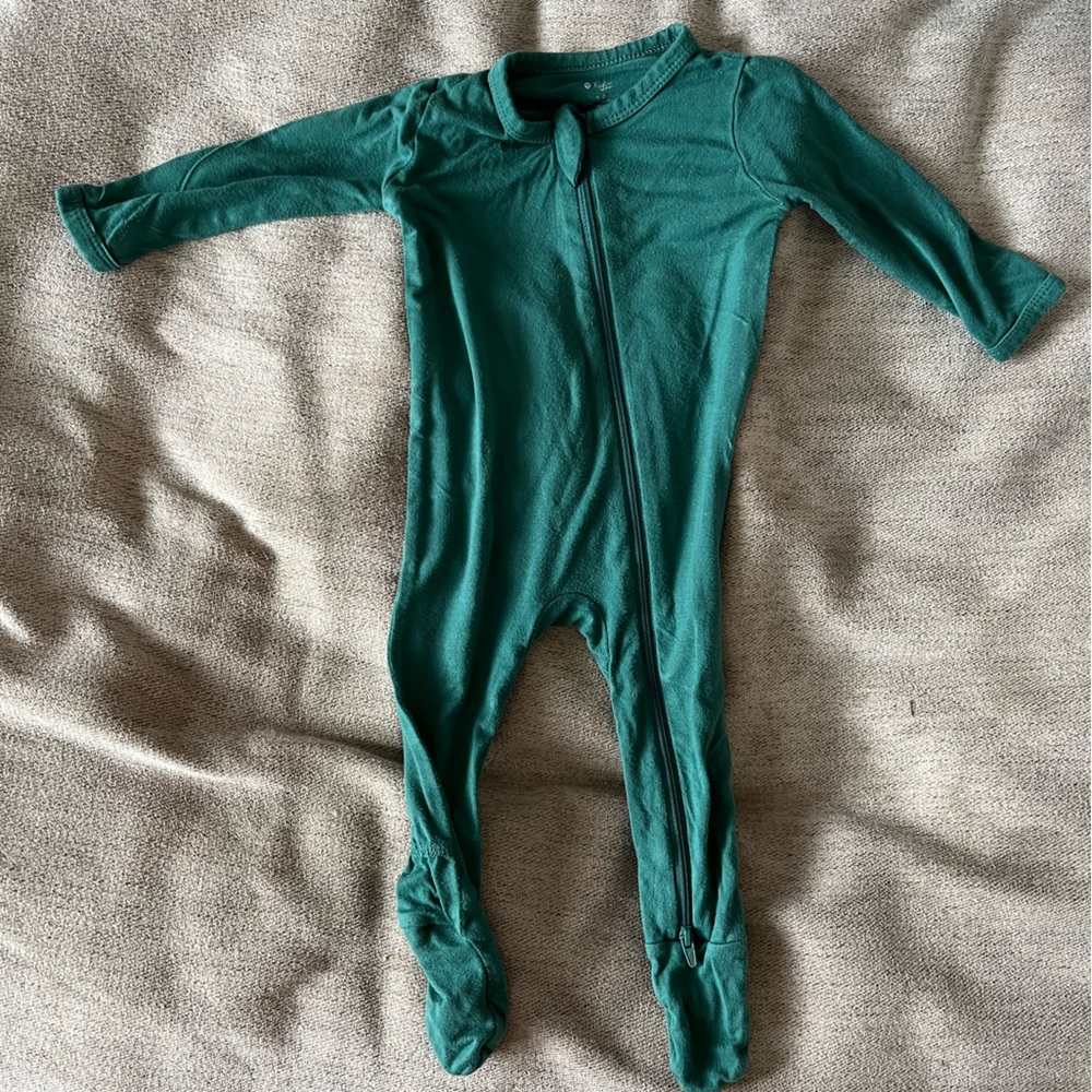 Kyte Baby Footie in green
